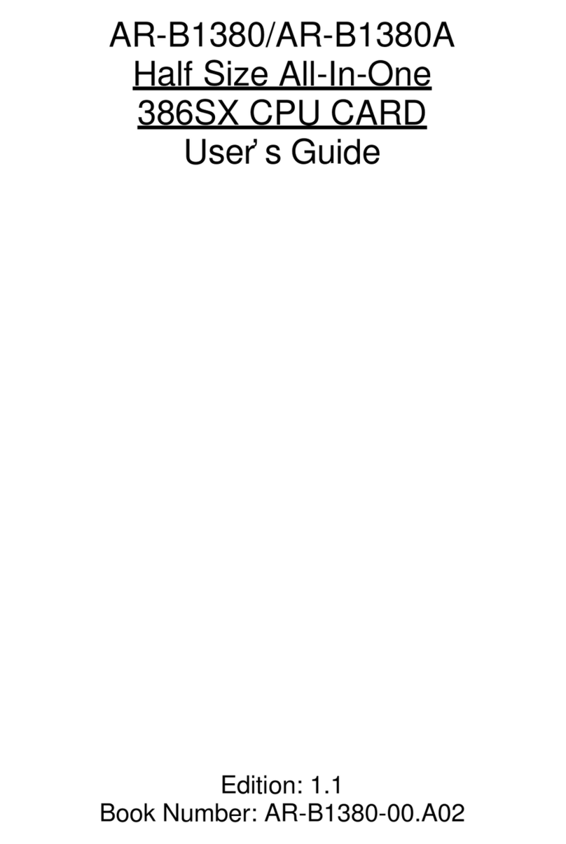 Acrosser Technology AR-B1380 User manual Acrosser Technology AR-B1380 User manual
