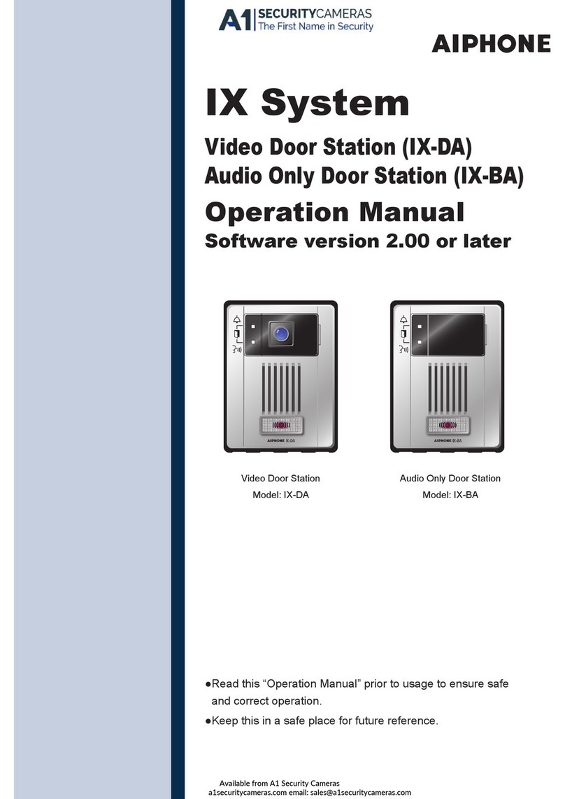 A1 Security Systems IX-DA Operation manual