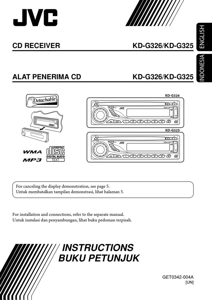 JVC KD-G326 User manual