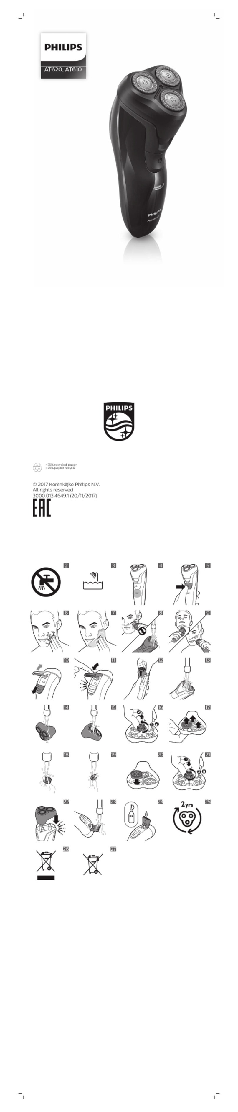 Philips NORELCO AT620 User manual