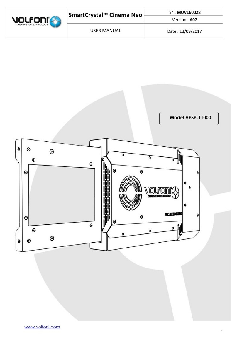 Volfoni SmartCrystal Cinema Neo VPSP-11000 user manual