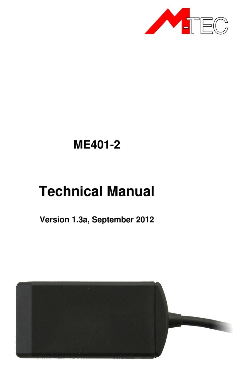 MTEC ME 401-2 Technical manual