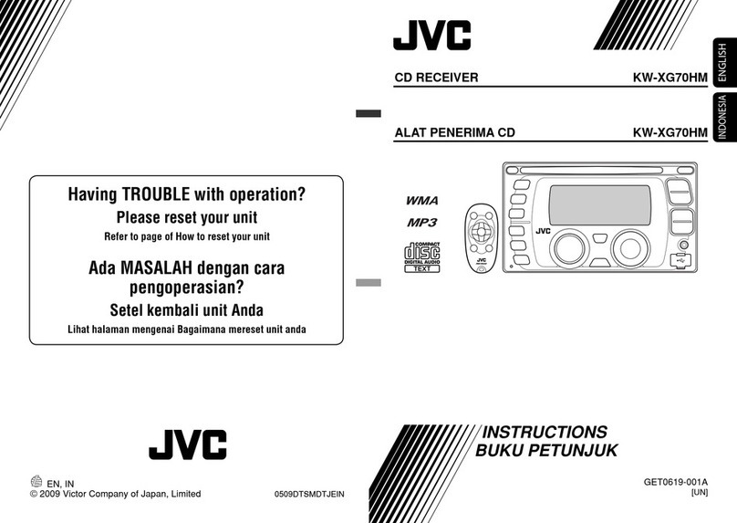 JVC KW-XG70HM User manual