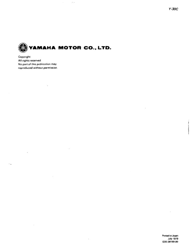 Yamaha Y-30C User manual