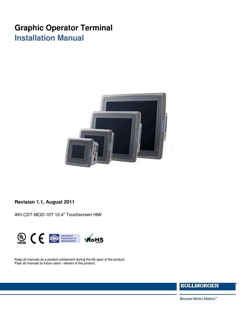 Kollmorgen AKI-CDT-MOD-10T User manual