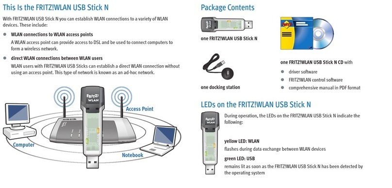 Fritz! USB Stick N Owner's manual