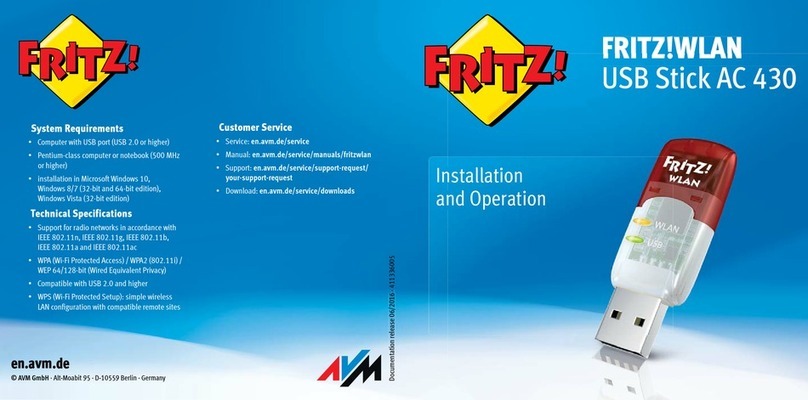 Fritz! AC 430 Owner's manual