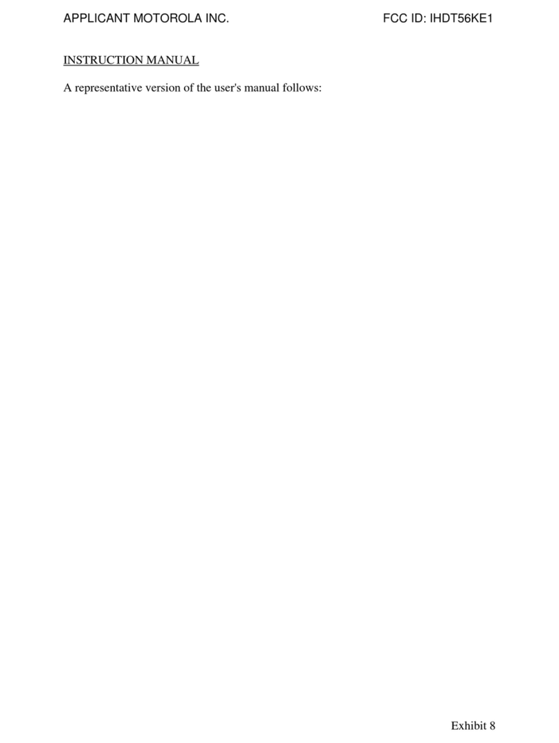 Motorola MOTO QA1 User manual