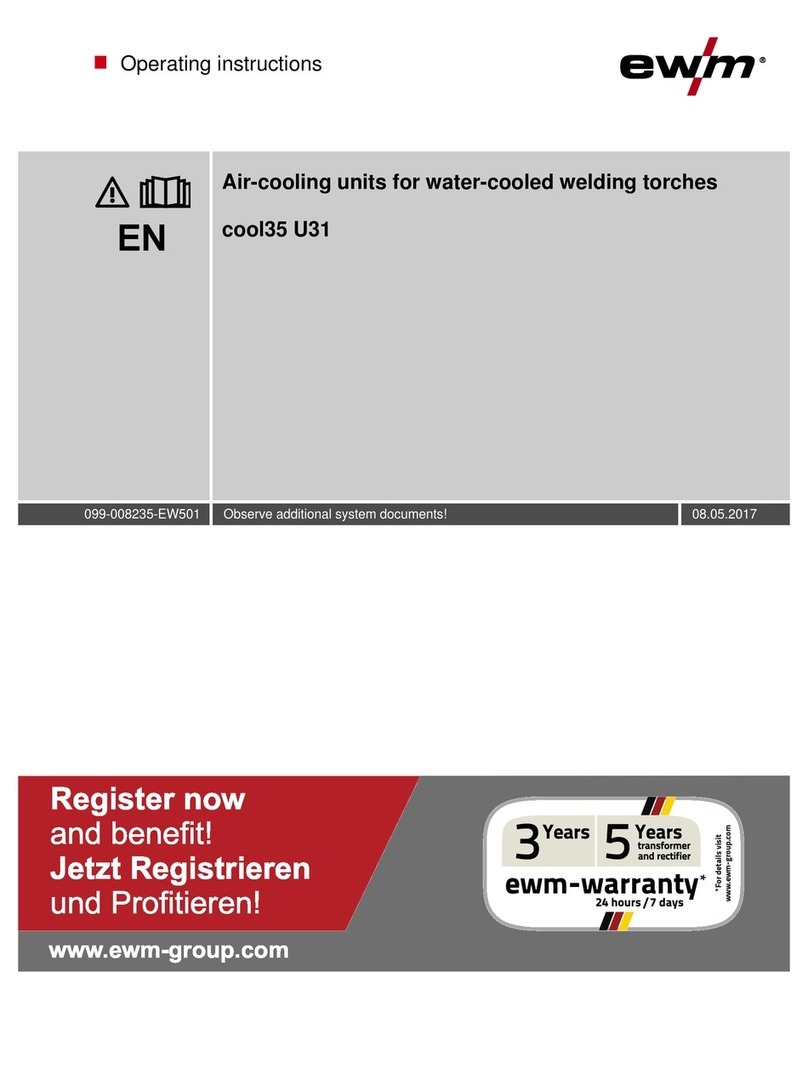 EWM cool35 U31 operating instructions