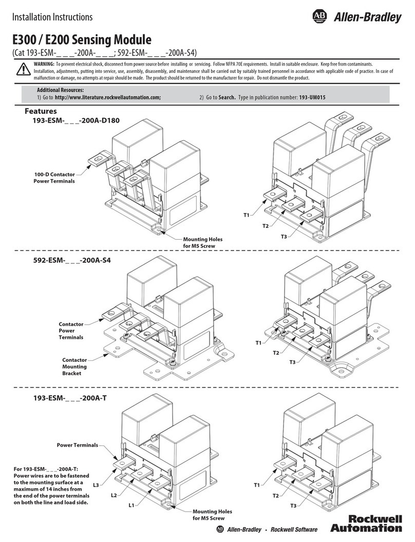 Allen-Bradley E300 User manual