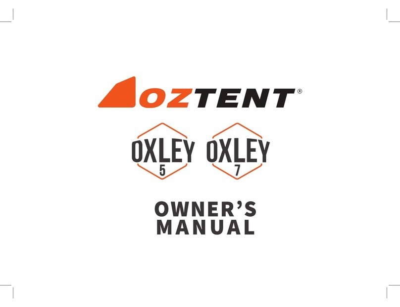 OZTENT Oxley 5 owner's manual