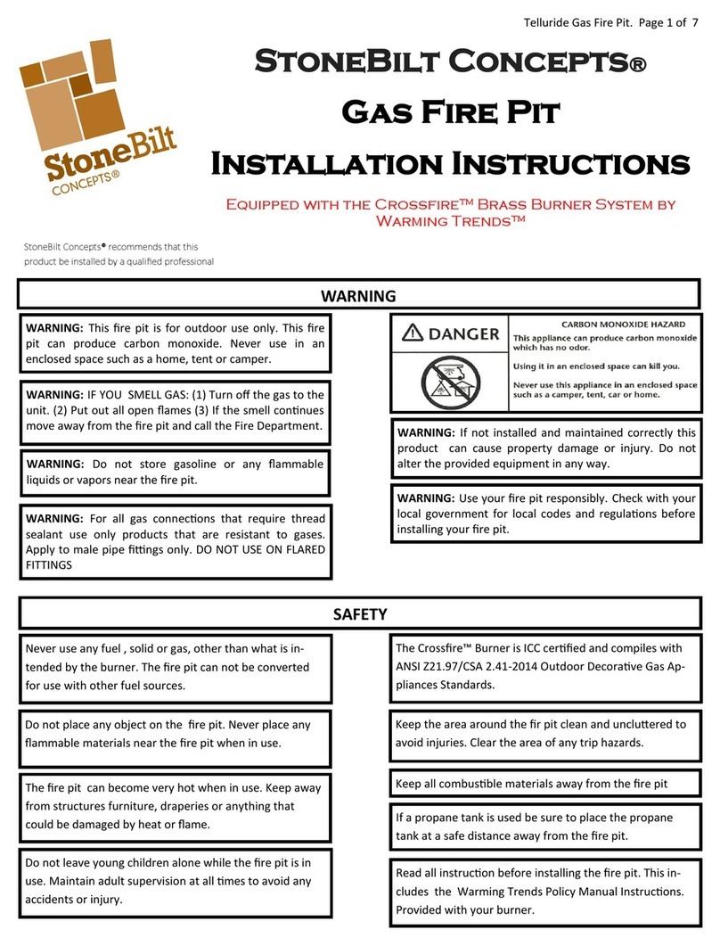 StoneBilt Concepts Telluride installation instructions