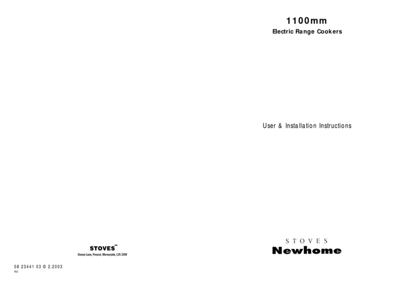 STOVES 1100ESIDLA Operating instructions
