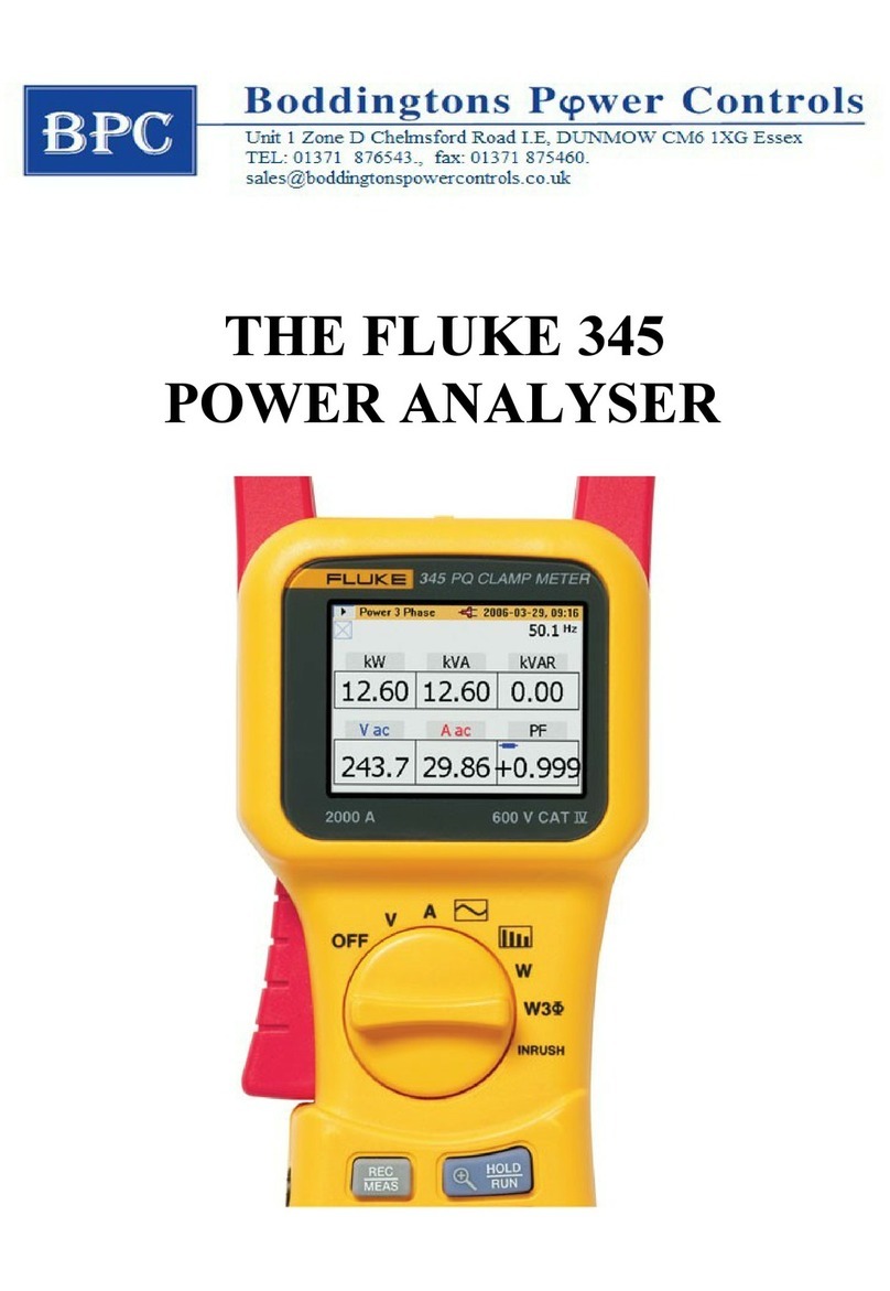 BPC FLUKE 345 user manual