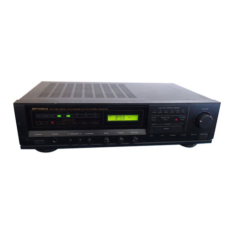 Optimus STA-795 owner's manual
