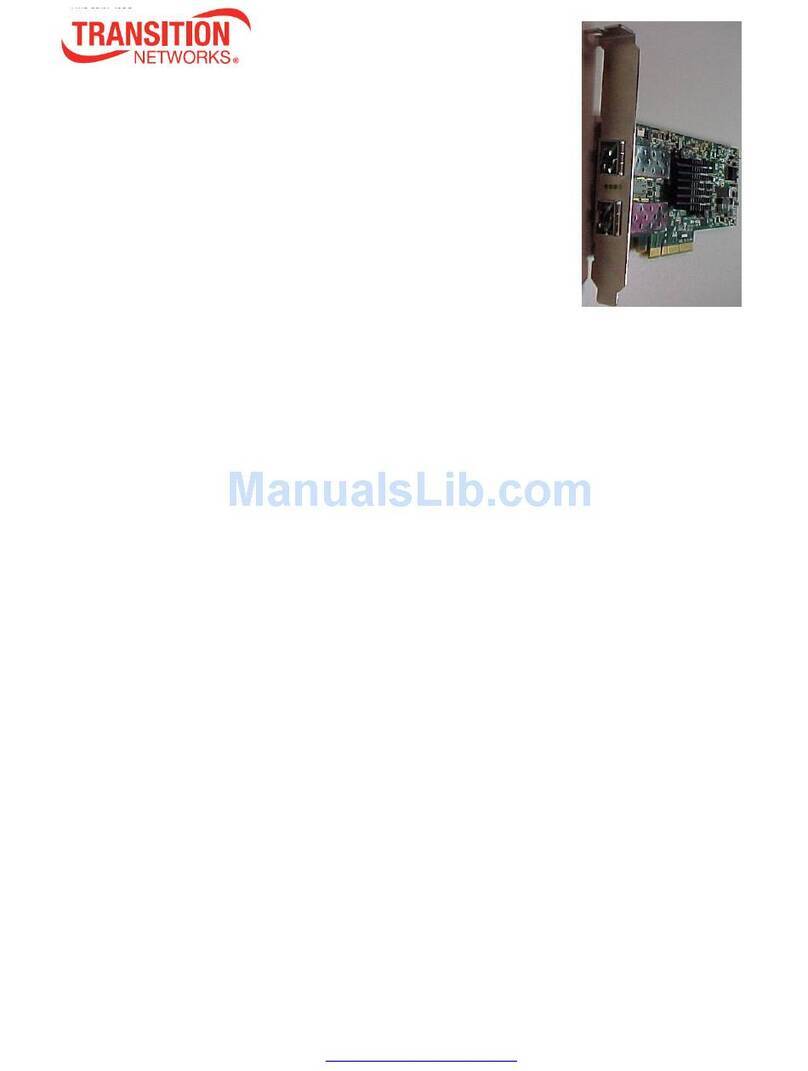 Transition Networks N-TGE-SFP-01 user guide