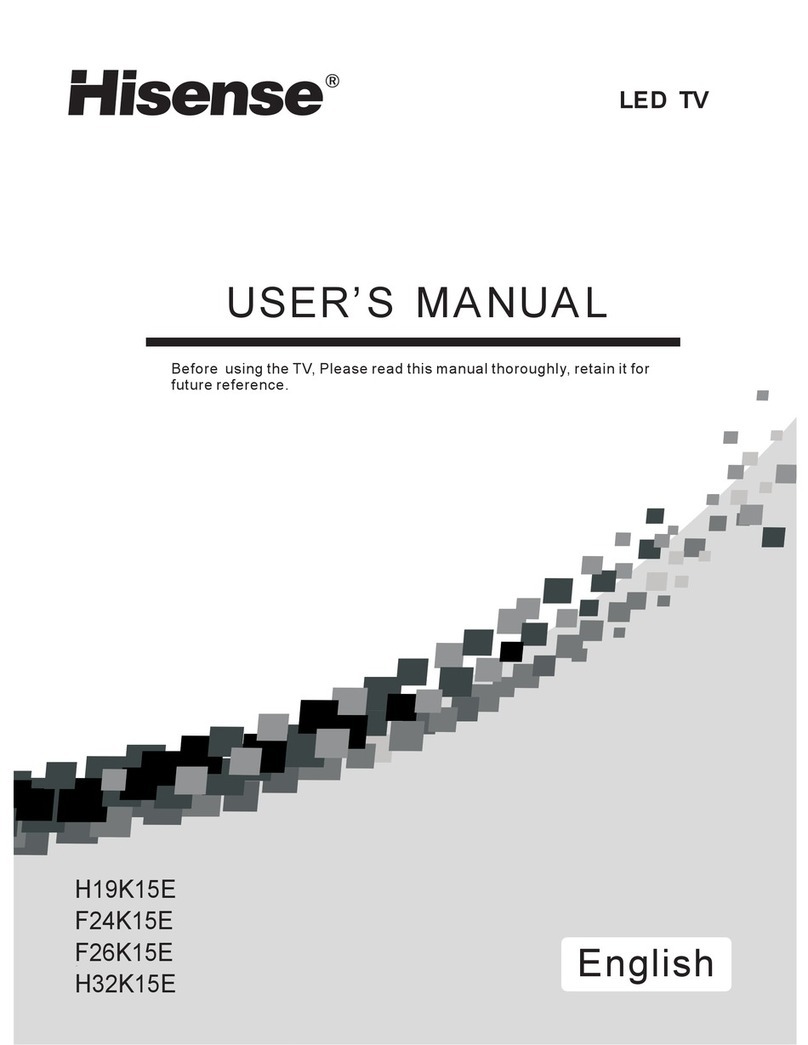 Hisense H19K15E User manual