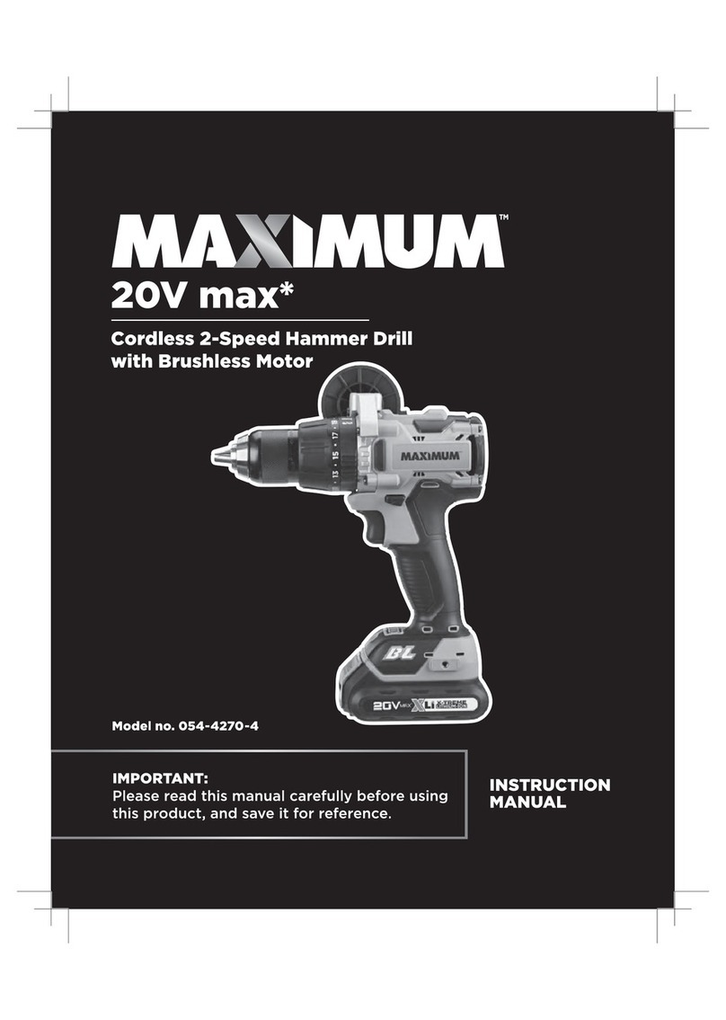 Maximum 054-4270-4 User manual