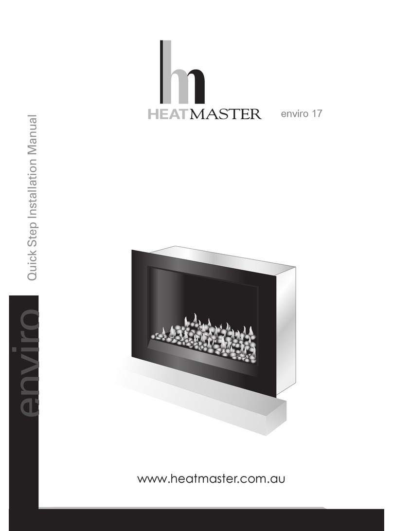 Heatmaster enviro 17 Quick step installation manual Heatmaster enviro 17 Quick step installation manual