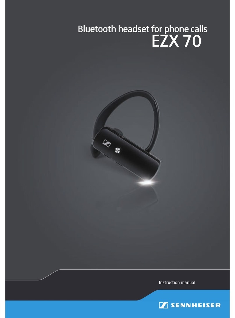 Sennheiser EZX70 instruction manual