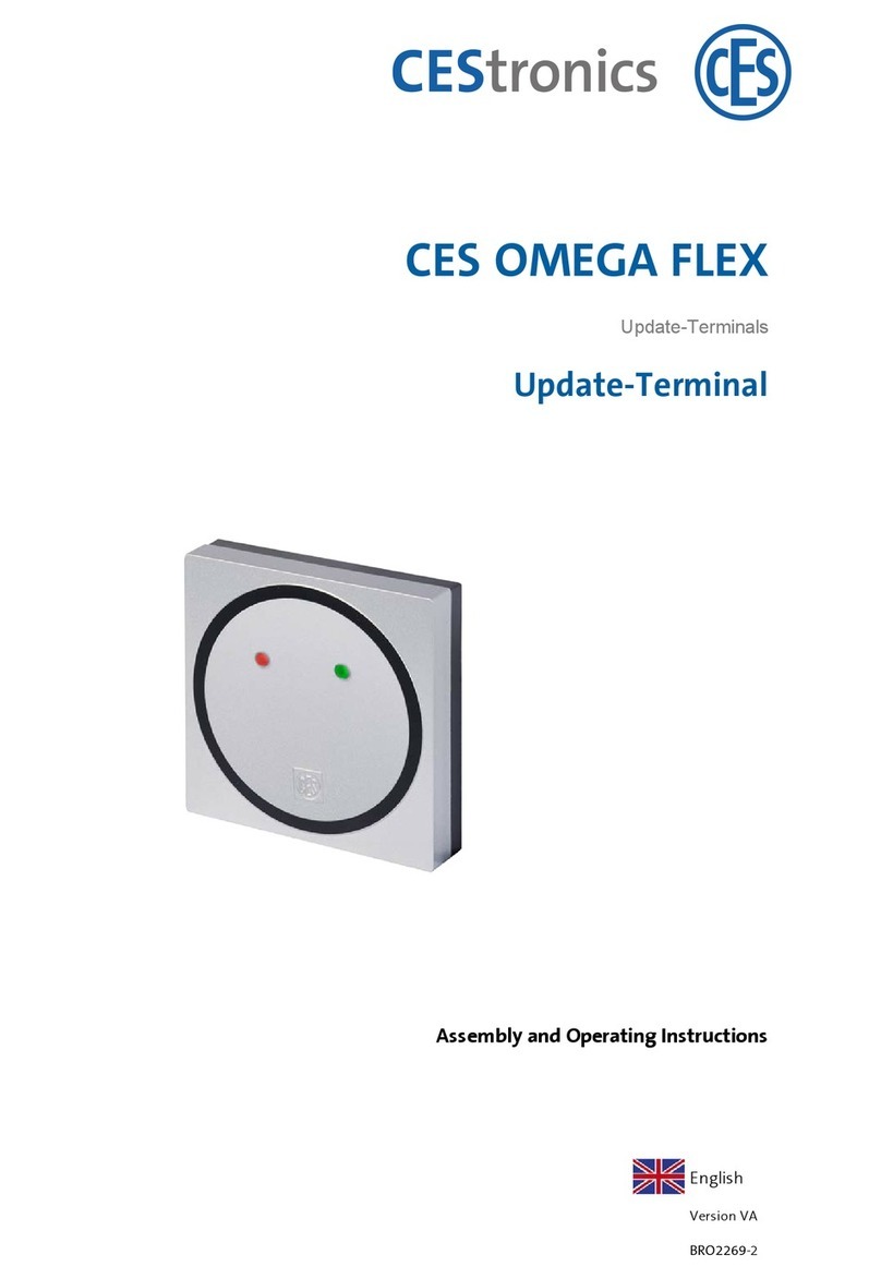 CES OMEGA FLEX Assembly and operating instructions