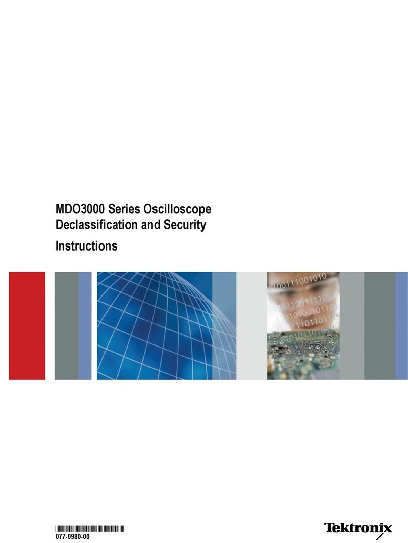 Tektronix MDO3000 Series User manual