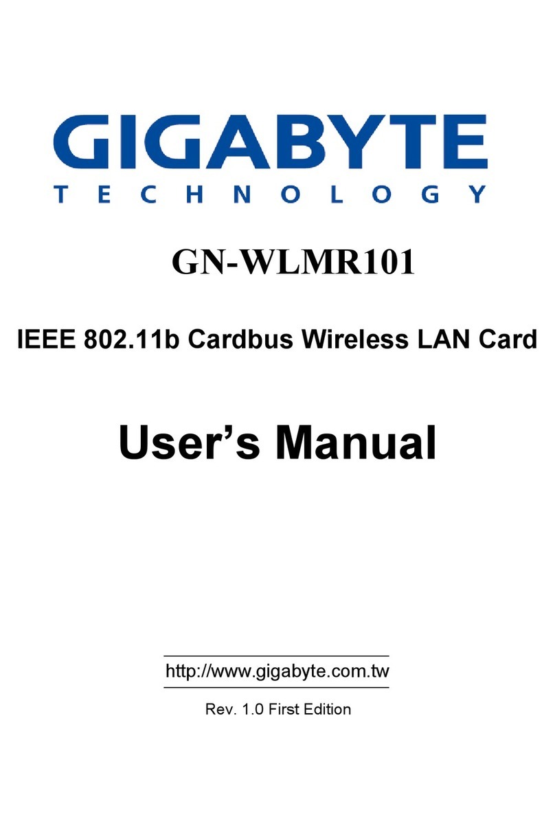 Gigabyte GN-WLMR101 User manual