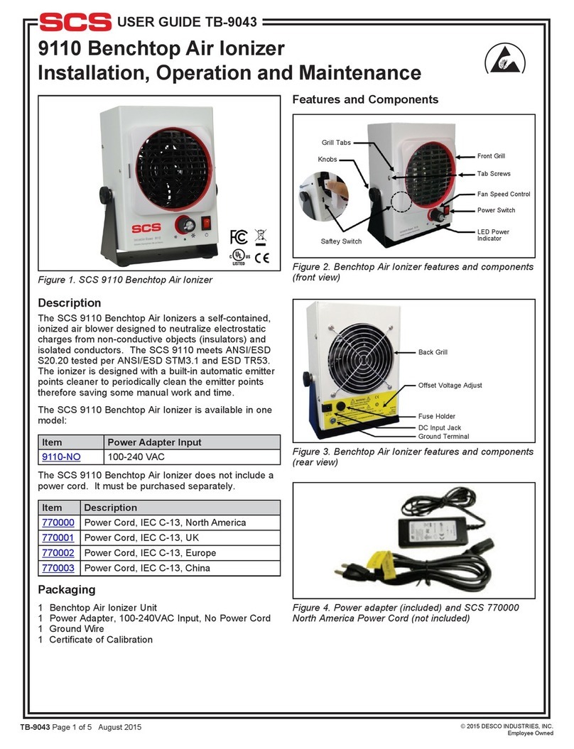 SCS 9110 Installation, operation and maintenance