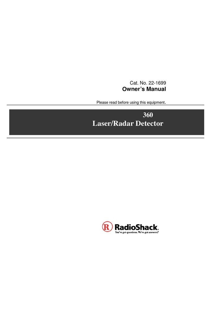 Radio Shack 22-1699 owner's manual