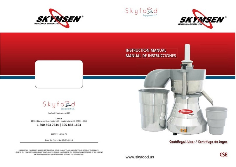 Skymsen CSE instruction manual
