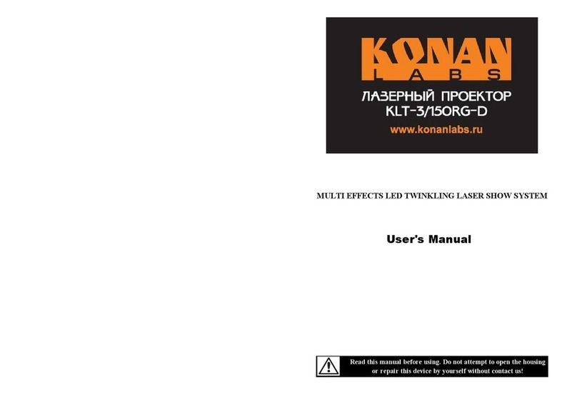 Konan Labs KLT-3/150RG-D User manual
