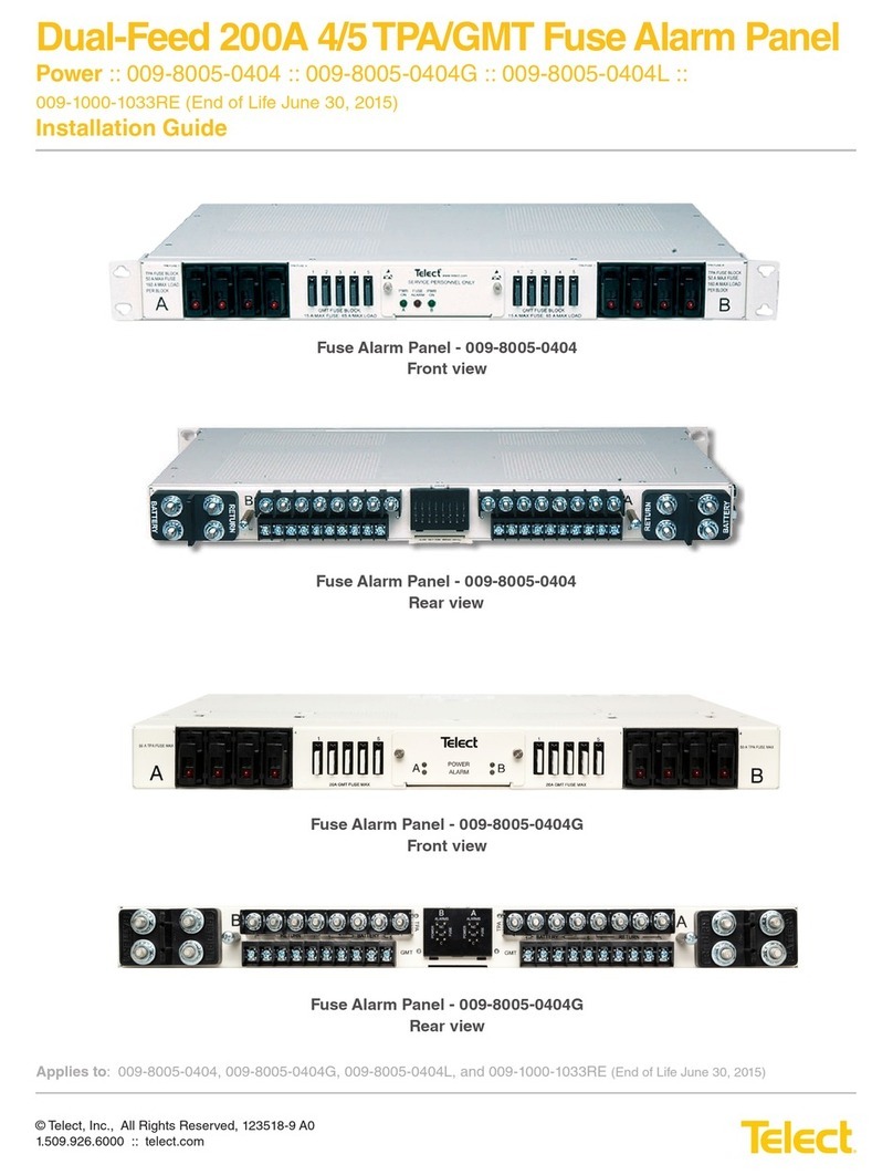 Telect 009-8005-0404 User manual