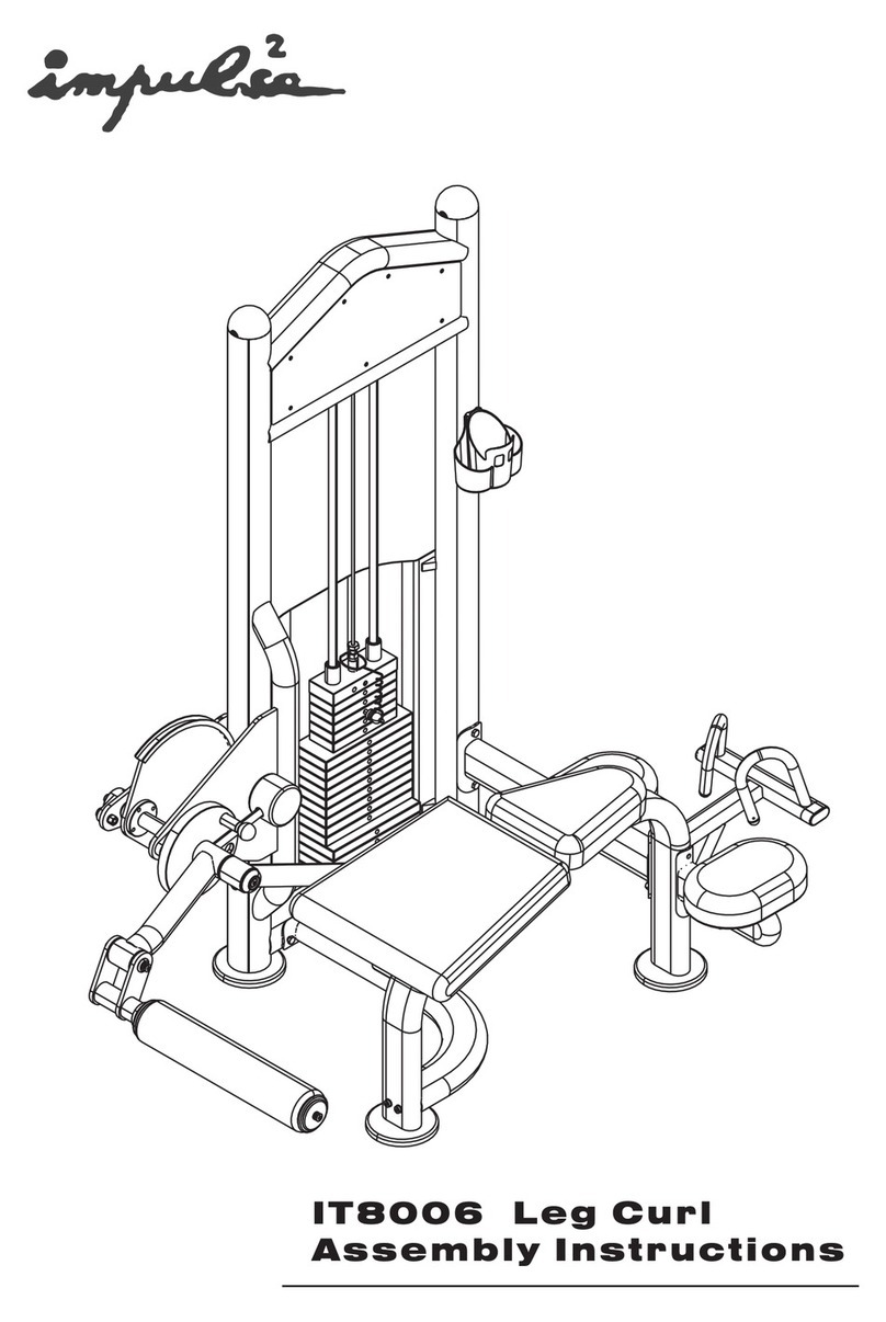 BM FITNESS IMPULSE 2 Assembly instructions