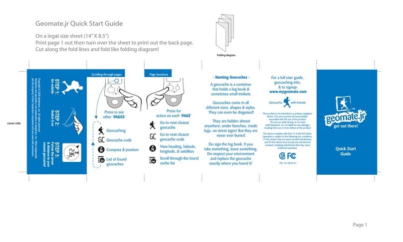 Apisphere Geomate.jr User manual