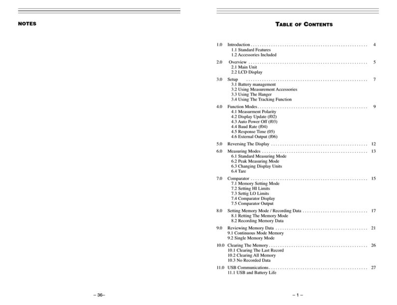 Check-line FGV-XY User manual