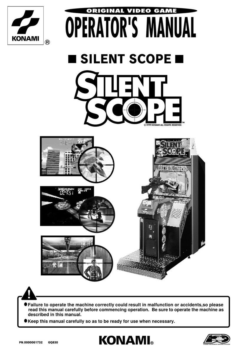 Konami Silent Scope Operator's manual