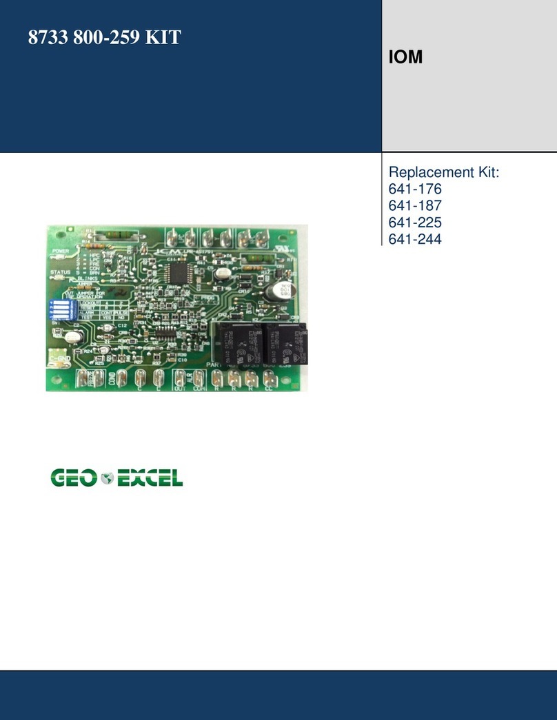 Geo Excel 8733 800-259 manual