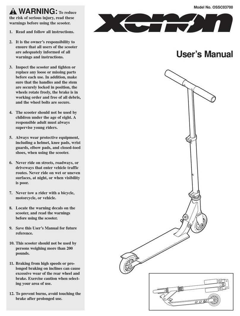 Xenon OSSC03700 user manual