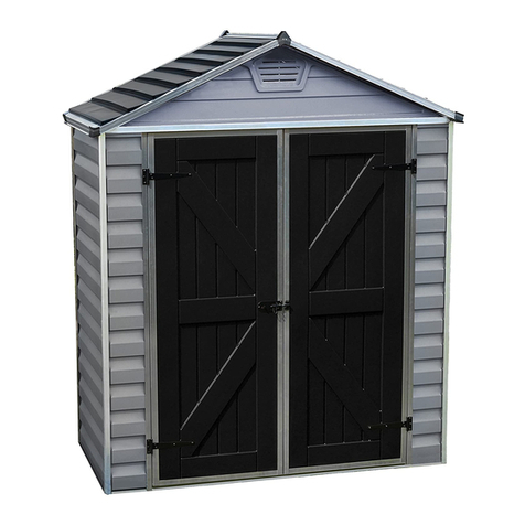 Palram Skylight Shed - 6x3 Assembly instructions