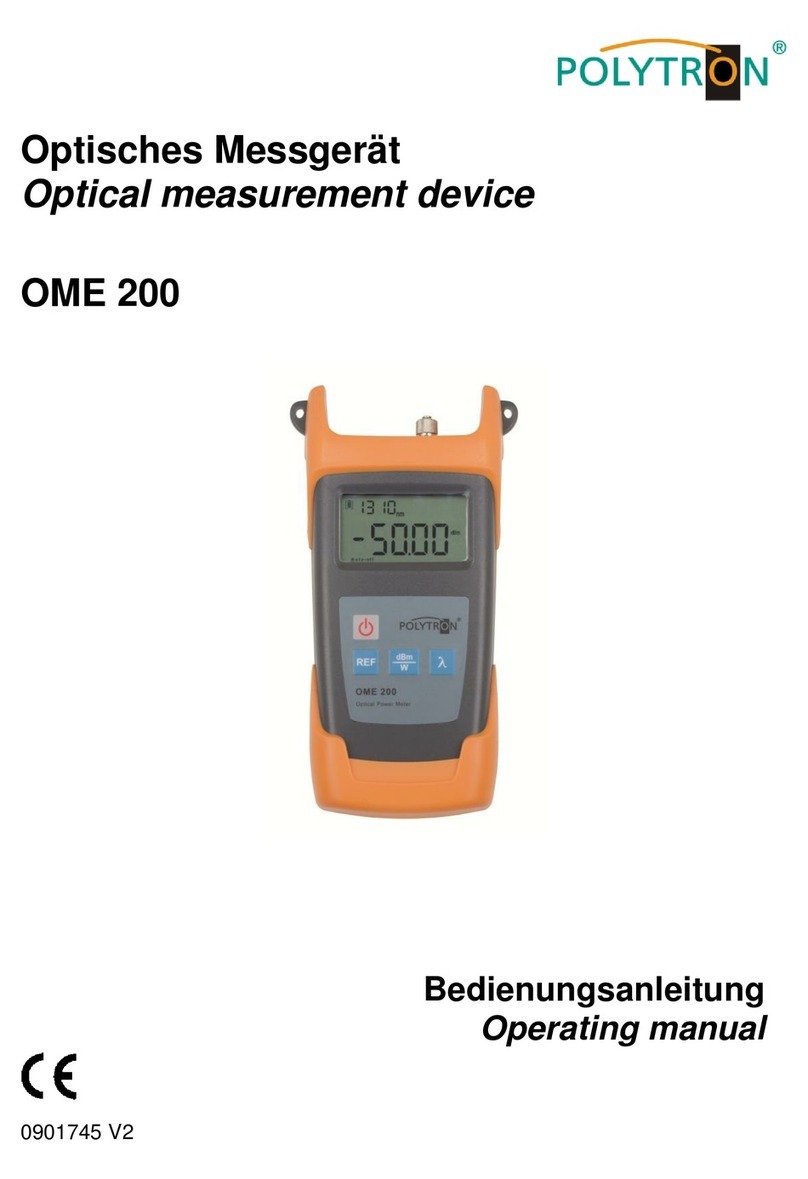 Polytron OME 200 operating manual
