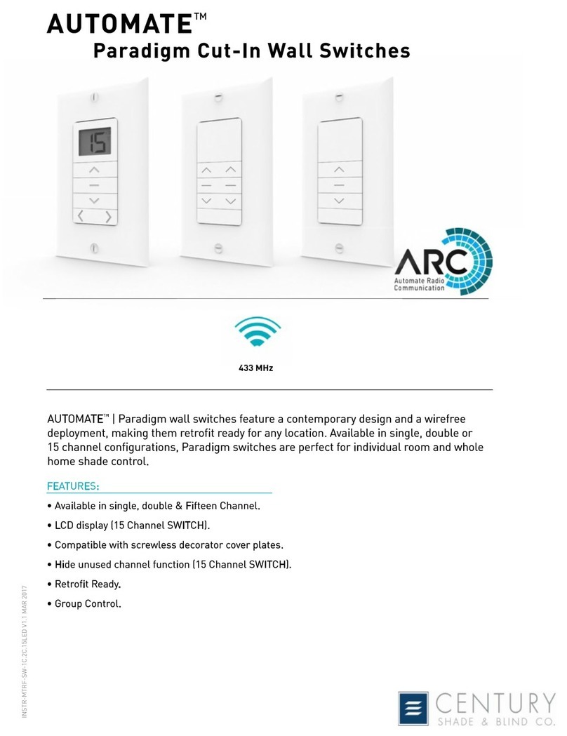 rollease acmeda AUTOMATE User manual