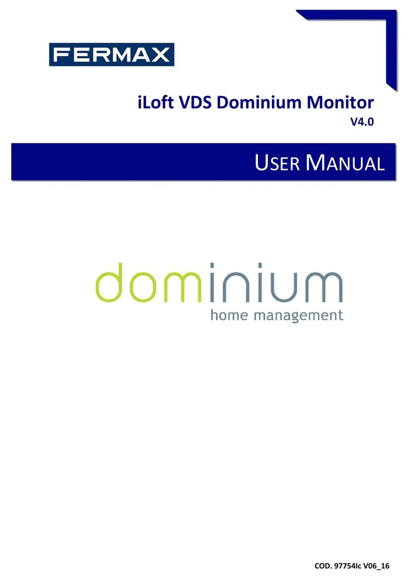 Fermax iLoft VDS Dominium User manual