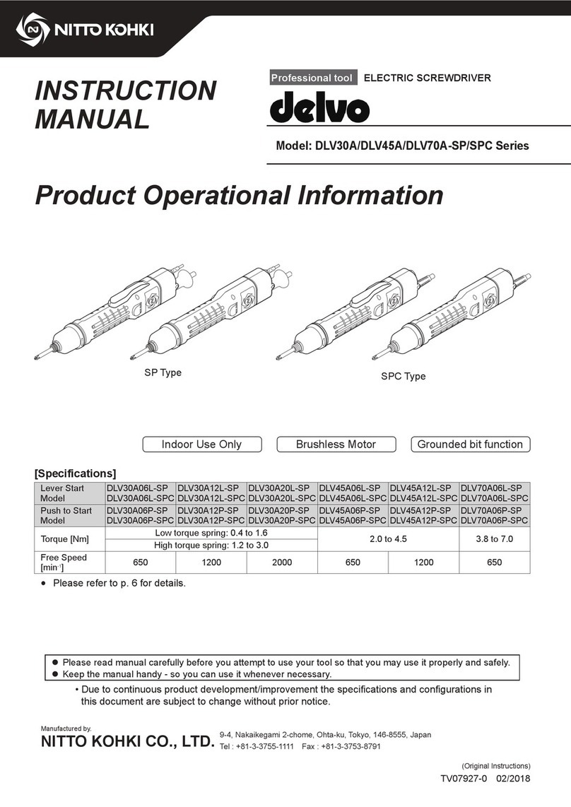 Nitto Kohki DLV30A06L-SP instruction manual