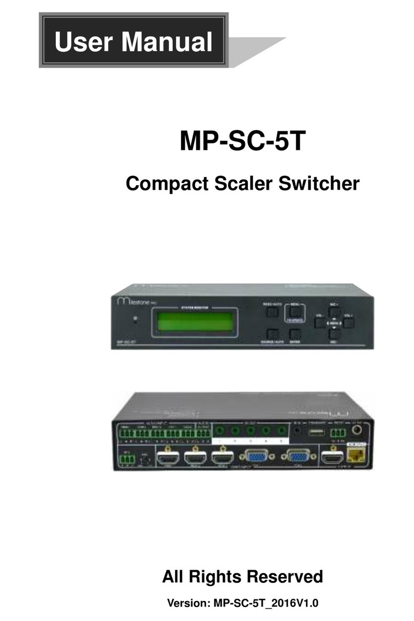 Milestone pro MP-SC-5T user manual