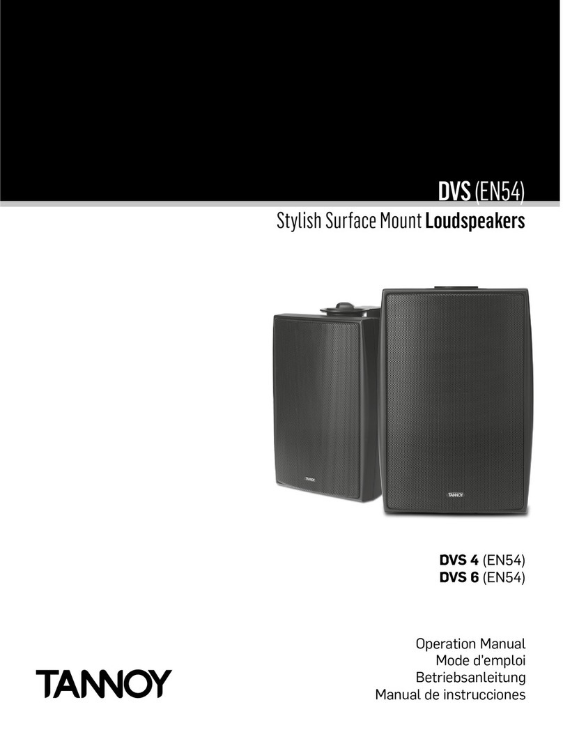 Tannoy DVS 4 User manual