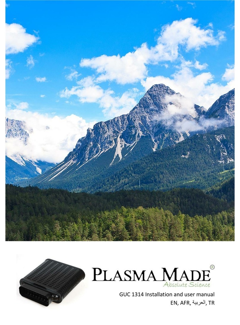 Plasma Made GUC 1314 User manual