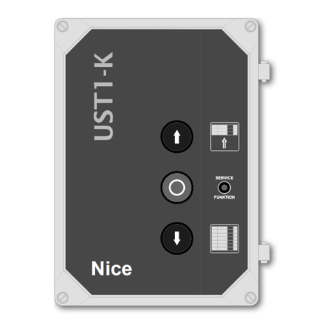 Nice UST1K-1.1kW Quick start guide