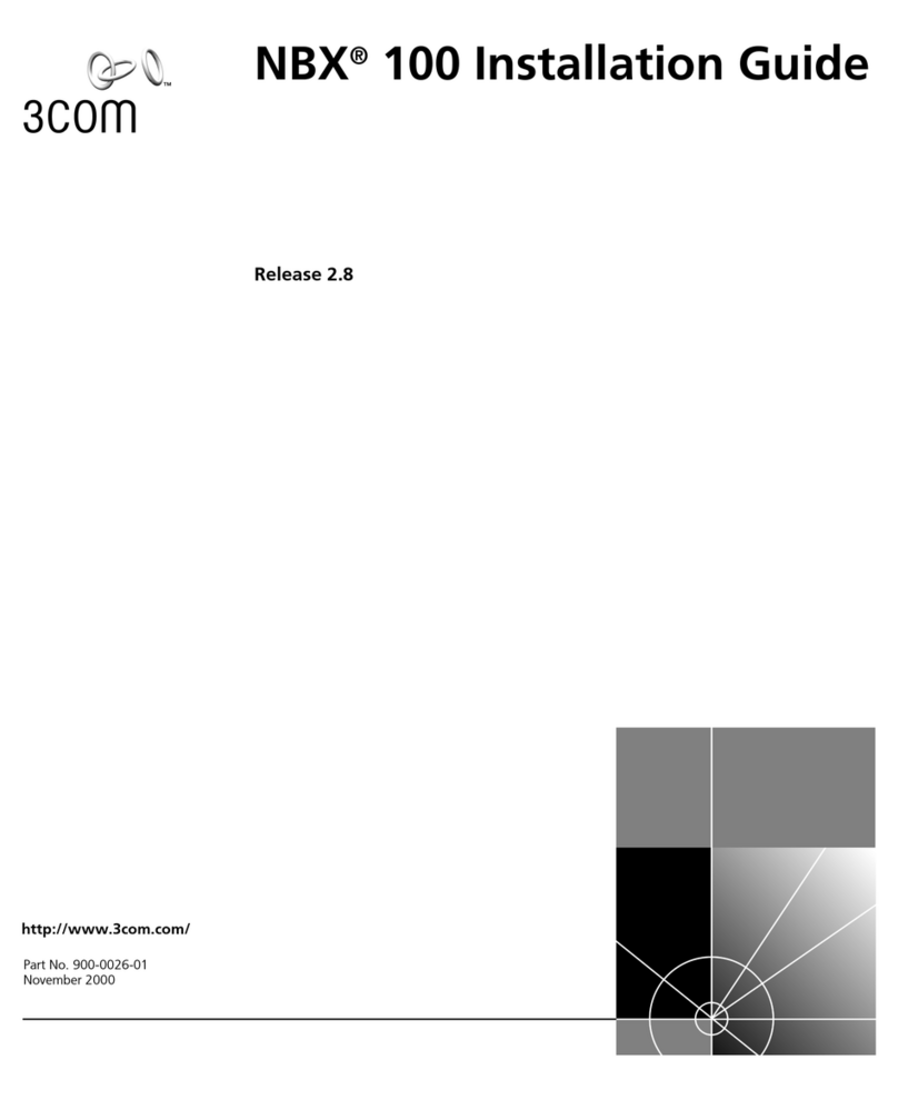3Com NBX 100 User manual
