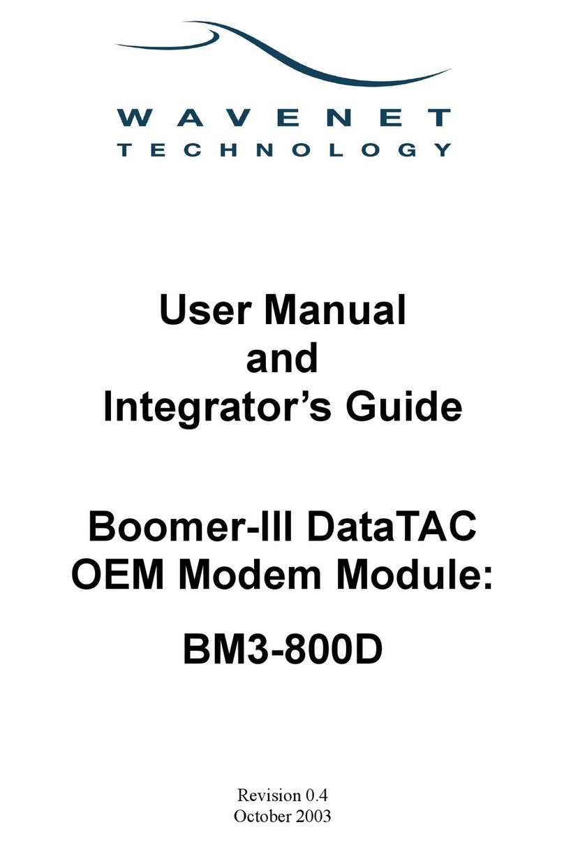 Wavenet Technology BM3-800D user manual