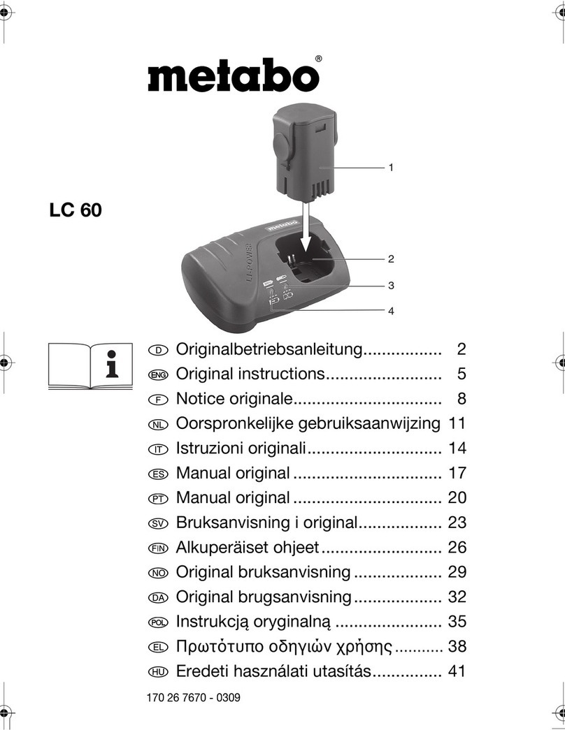 Metabo LC 60 User manual